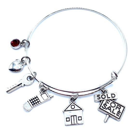 Real Estate Agent Bracelet Realtor Gift May Be Personalized - Picture 5 of 7